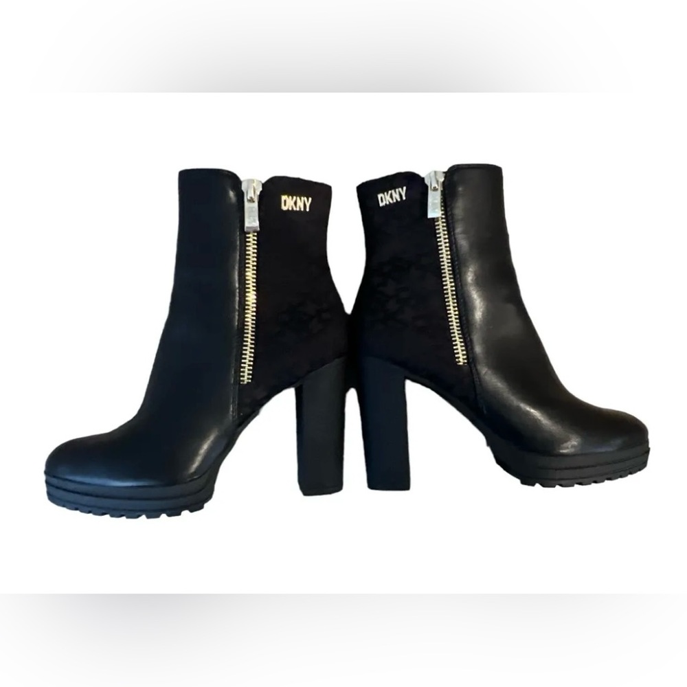 DKNY Black Women's Booties with Heels Size 7.5 M